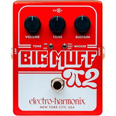 Electro-Harmonix Big Muff PI2 w/Tone Wicker Fuzz Effects Pedal
