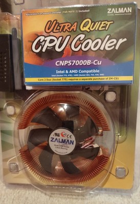 Zalman CPU Cooler CNPS7000B-Cu |Intel Pentium 4 Socket 478 / AMD 462 754 939 940