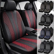 Thickened Cloth Car Seat Covers Full Set 5-seats Front Rear Protector For Toyota Thickened Cloth Car Seat Covers Full Set 5-seats Front Rear Protector For Toyota