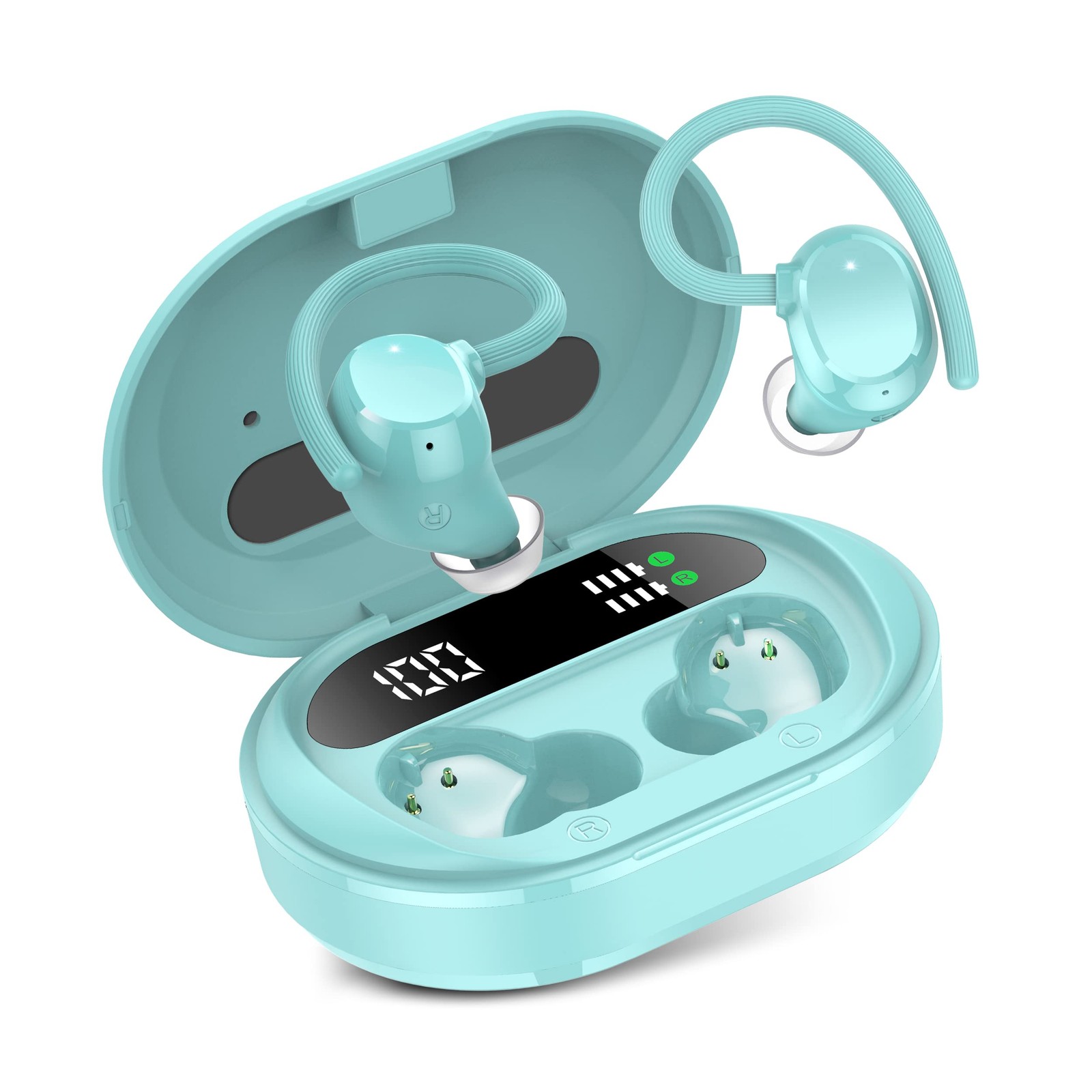 Wireless Earbuds, 2023 New Ultralight Sport Bluetooth 5.3 He