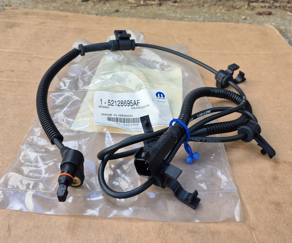 Jeep Liberty 2002-2007 nuevo sensor de freno antibloqueo delantero izquierdo MoPar genuino Foto 2 de 3