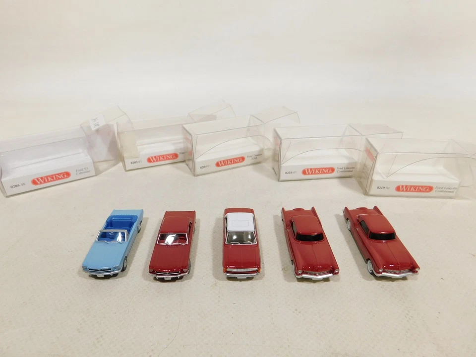 5X Ford 0204 20M 0205 T5 Mustang 0210 Lincoln Mint Box #DW941-0,5 - Immagine 4 di 4