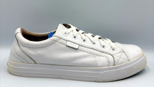 Taos Women's White Leather Sneakers Casual Lace Up Size 11 PLIM SOUL LUX