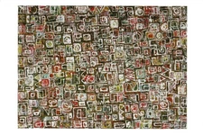 Postcard Lee Krasner "Composition" 1949 Philadelphia Museum Art Oversize MNT