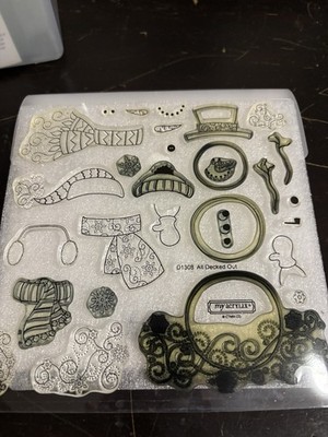 CTMH Close To My Heart Stamp Set D1308 All Decked Out Snowman Frosty