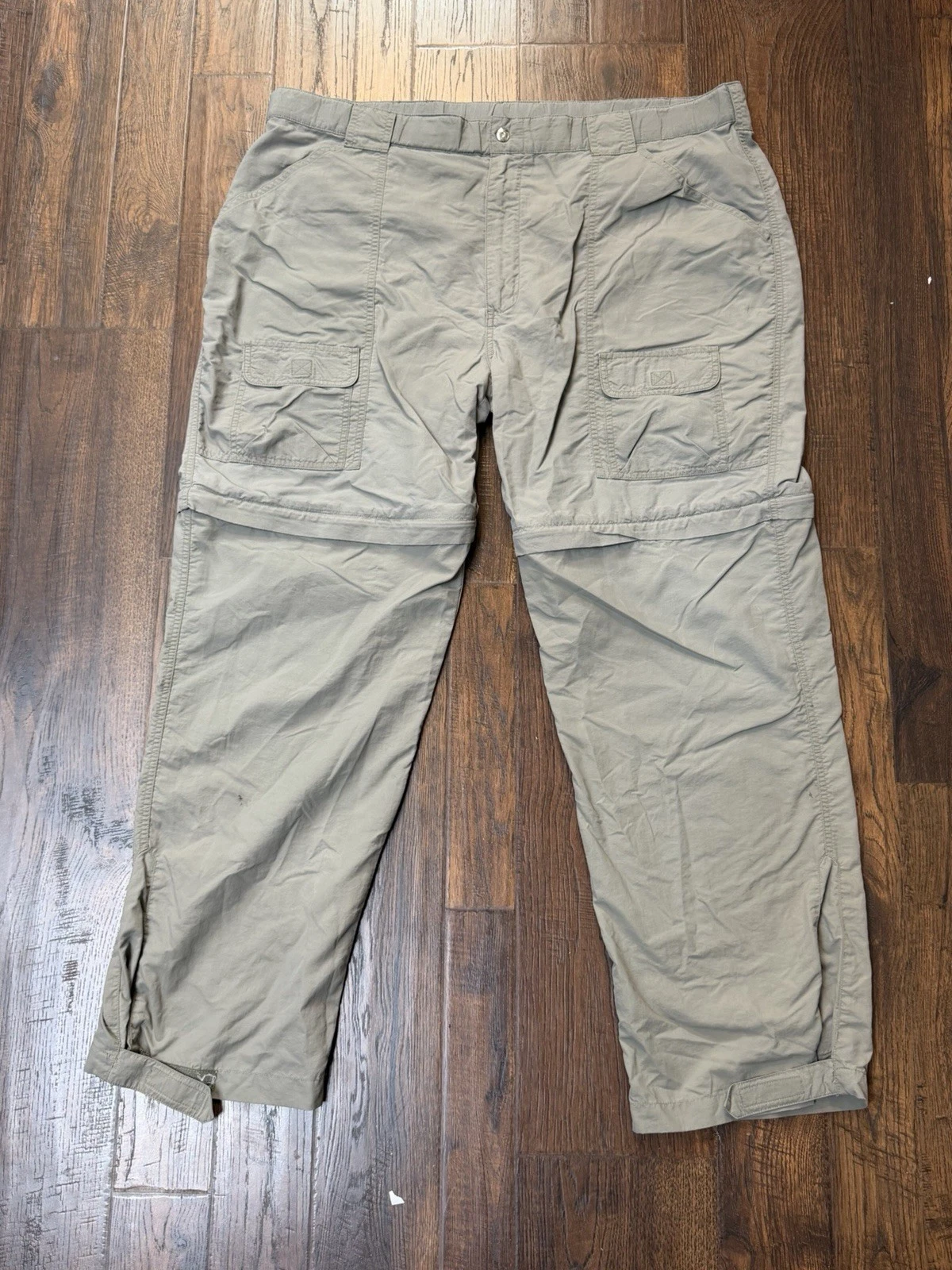 Duluth Trading Convertible Cargo Pants Mens XL Relaxed Fit Hiking Nylon Outdoors