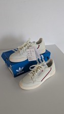 Image of Adidas Trainers Continental 80 White Leather UK 5 EU 38 New With Box