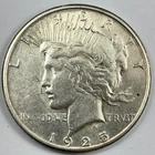 1925-S $1 Peace Dollar 90% Silver San Francisco US Coin