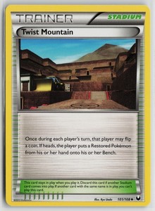 Twist Mountain 101/108 Dark Explorers Uncommon Trainer Stadium
