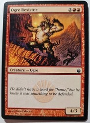 Ogre Resister #72 Mirrodin Besieged MTG