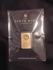 The Perth Mint Australia Gold Bar 10g 99.99 Golden Same Day Free Shipping