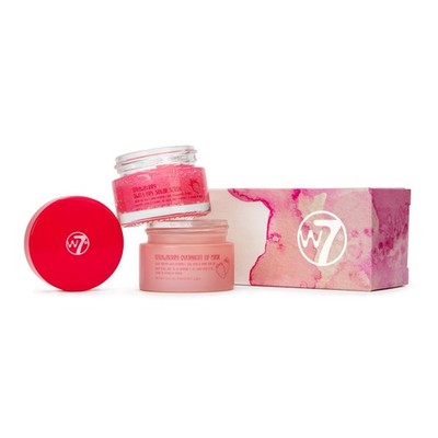 W7 Sweet Dreams Lip Scrub & Overnight Lip Mask Duo  2 Piece Gift Set
