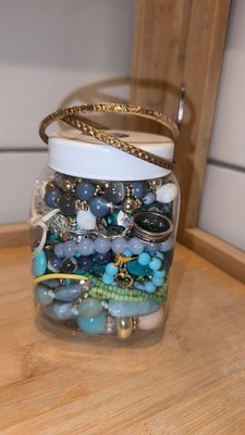Schmuckglas (Konvolut)   Modeschmuck gemischt