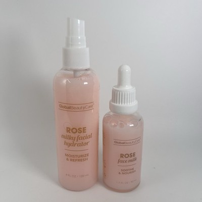 Global Beauty Care Rose Face Milk Soothe Nourish & Milky Facial Hydrator Refresh