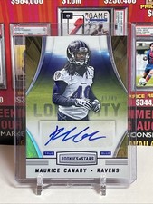 2016 Panini Rookies & Stars Maurice Canady RC Lgvty Signtrs Auto 49/49 Jrsy Mtch