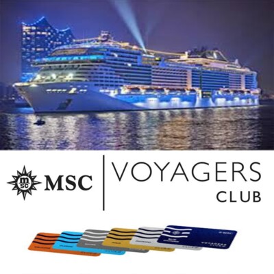 MSC Cruises Diamond Card Voyagers Club Instructions Status Benefits 5 Years-