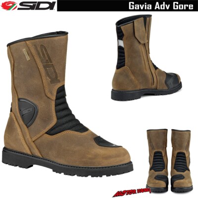 MOTORRADSTIEFEL TOURING SIDI GAVIA ADS GORE WASSERDICHT FARBE TABAK
