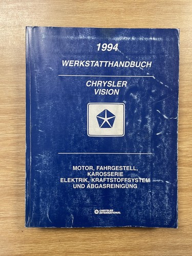 CHRYSLER VISION 1994 WERKSTATTHANDBUCH MOTOR KAROSSERIE UND SCHALTPLÄNE ELEKTRIK - Bild 2 von 8
