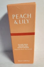 Peach & Lily Glass Skin Water Gel Moisturizer 1.69 fl oz 50 ml New In Box