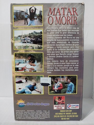 Matar O Morir Mario Almada Jorge Vargas Eva Garbo Andres Garcia JR (VHS Spanish) - Picture 4 of 6