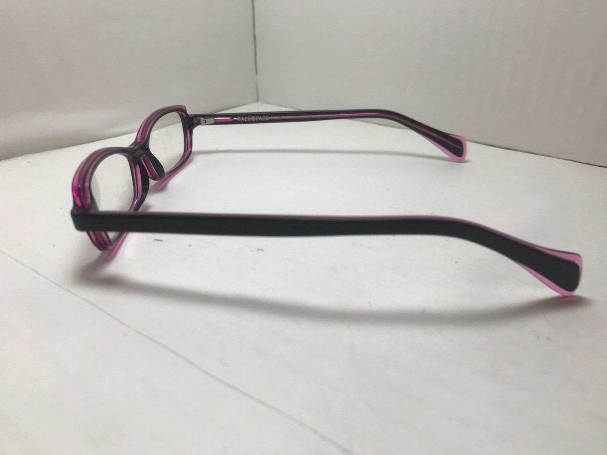 Face a Face Paris Eyeglasses FRAMES Pinup Black+Fuchsia 52[]13 140