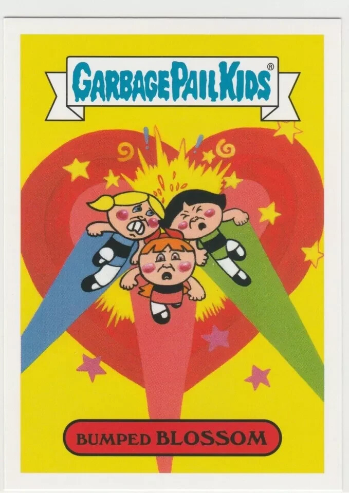 Bumped Blossom #7b Garbage Pail Kids GPK 2016 Prime Slime Trashy TV Trading Card