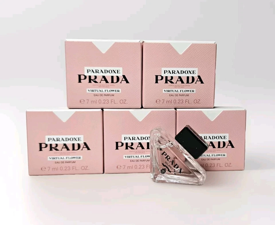 5x Prada Paradoxe Virtual Flower 5x 7 ml Eau de Parfum Miniaturen ( 35 ml )