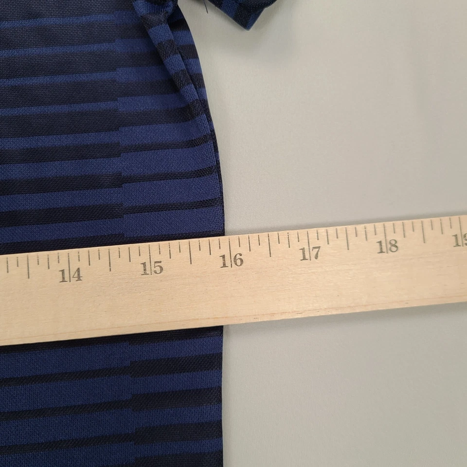 Camiseta Adidas Mujer Pequeña Azul Fútbol Entrenamiento Atlético Aire Libre Damas Foto 4 de 4