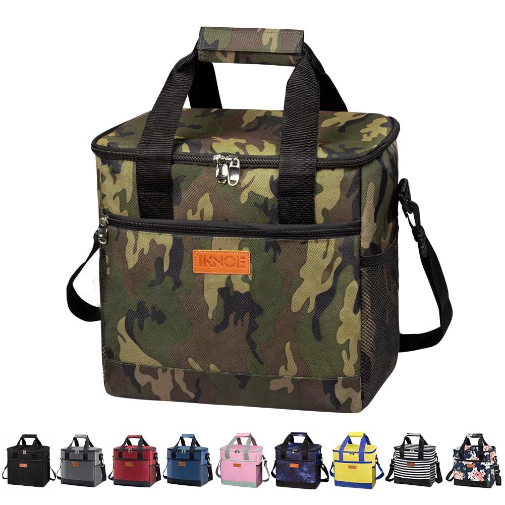 Bag 15l Insulated Leakproof Multi-pockets Camo 24-can