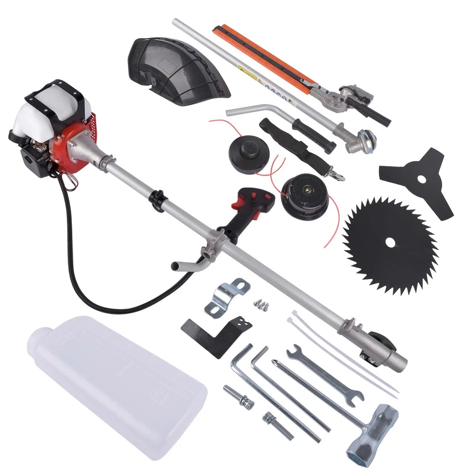 GETANYE Gas-Weed-Wacker, 26/36/52CC Weed Eater Gas Powered, 2-Cycle Gas String Trimmers