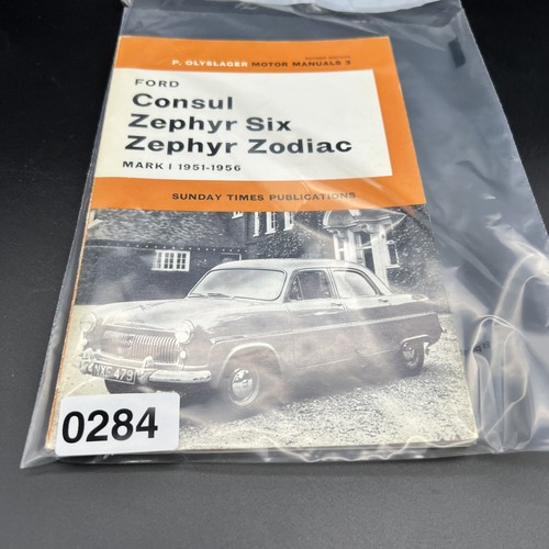 Ford Consul Zephyr Six, zephyr Zodiac Mark I 1951-1956 P. Olyslager Motor Manual - Picture 12 of 12