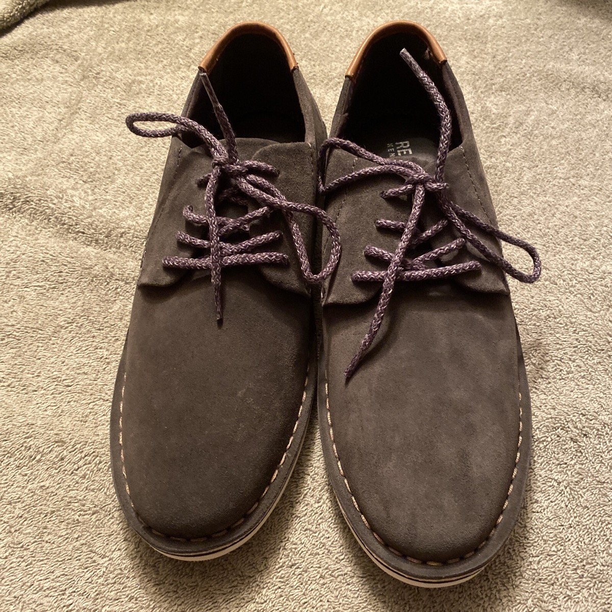 Kenneth Cole Reaction Men’s Leather Oxfords – Desert Sun – Size 9 Kenneth Cole Reaction Men main image 3