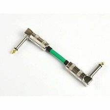 CANARE GS-6 8cm L-L type crank patch cable green 