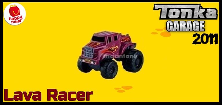 McDonald's 2011 TONKA GARAGE 4x4 Truck BIG WHEELS Vehicle Car YOUR