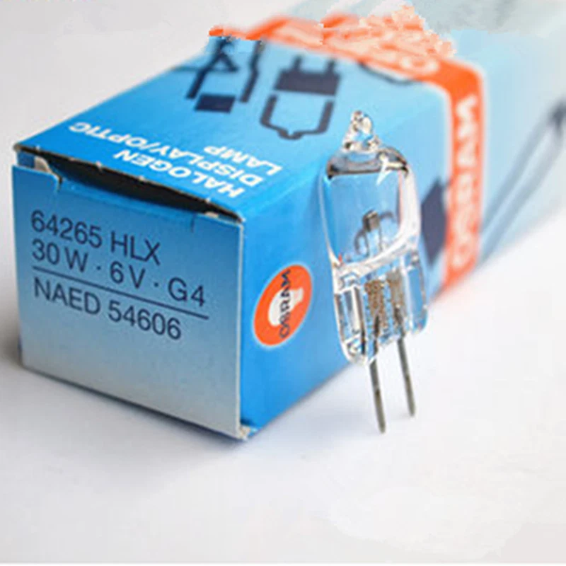 2pcs Osram 64265 NAED 54606 6V30W Olympus Nikon microscope bulb - Image 3 of 3