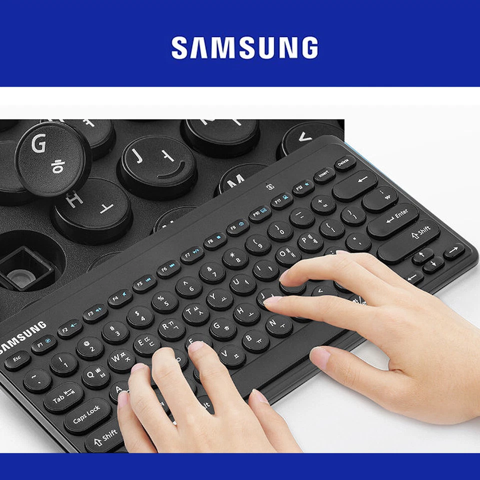 SAMSUNG Wireless Mini Keyboard Mouse Set SRP-9610 Black Superior Performance  - Image 3 of 4