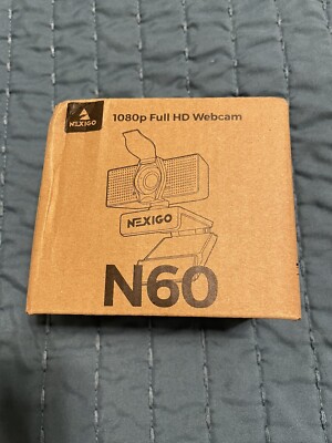 NexiGo N60 1080P Full HD Webcam with Microphone, Software Control