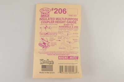 Kadee HO #206 Insulated Multi-Purpose Coupler Height Gauge