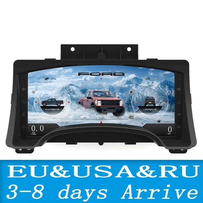 Miles Gas Car LCD Digital Speedometer Instrument Cluster For Ford F150 2009~2014 - Image 2 of 4