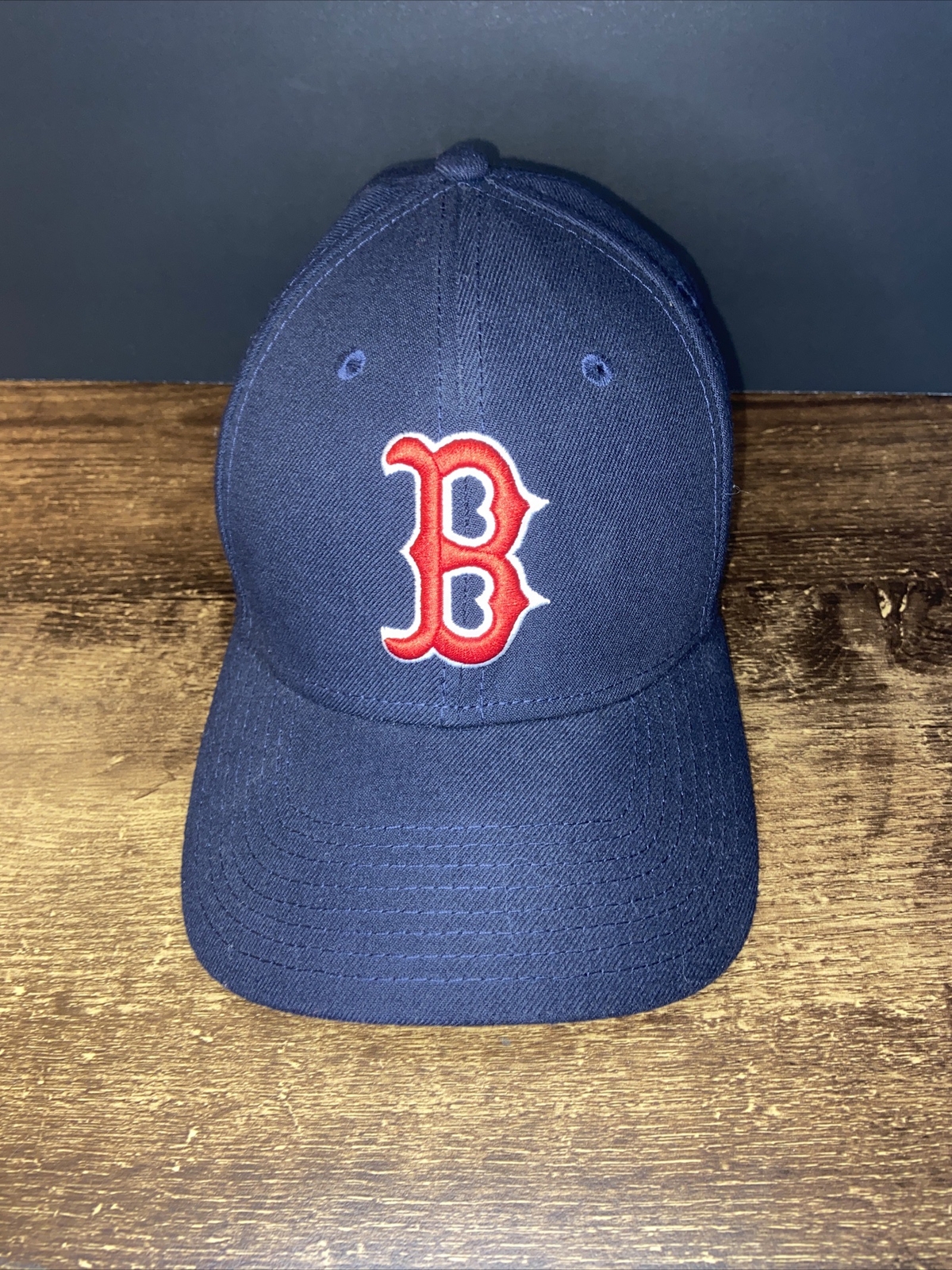 Boston Red Sox Hat Cap Strap Back Blue Red New Era MLB Baseball Logo Mens