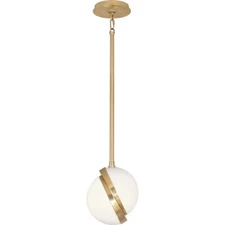 Robert Abbey Michael Berman Brut 1 Light Pendant, Modern Brass - 624