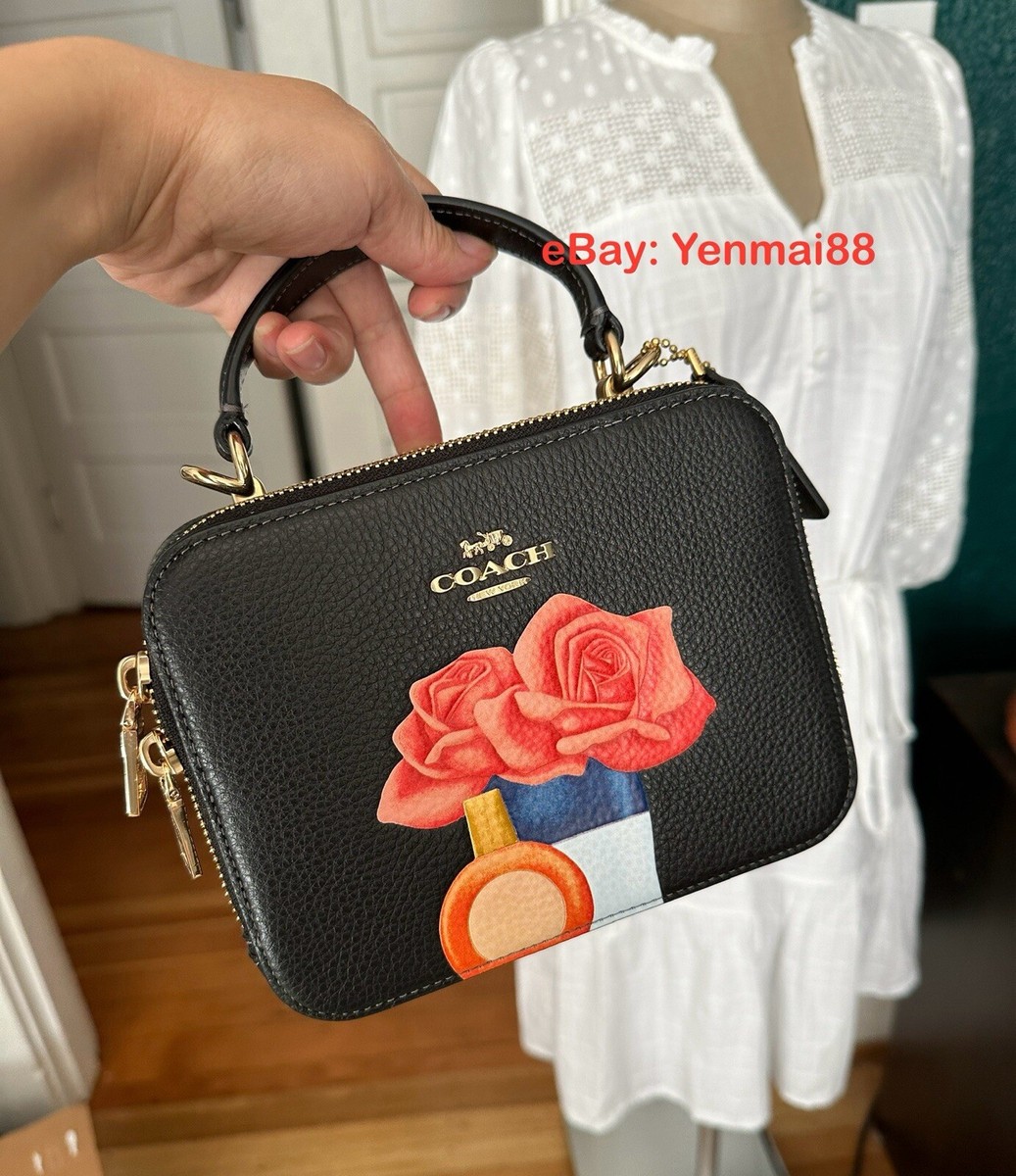 COACH×TOM WESSELMANN バック NWT Coach Leather X Tom Wesselmann Box Crossbody Bag CQ047