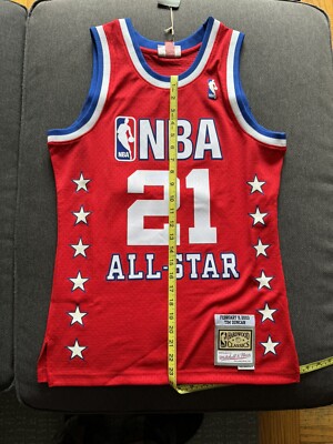 NBA All Star Game #21 Tim Duncan Spurs Mens Mitchell & Ness