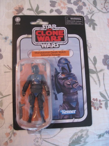 STAR WARS TCW VINTAGE COLLECTION VC247 MANDALORIAN DEATH WATCH AIRBORNE TROOPER