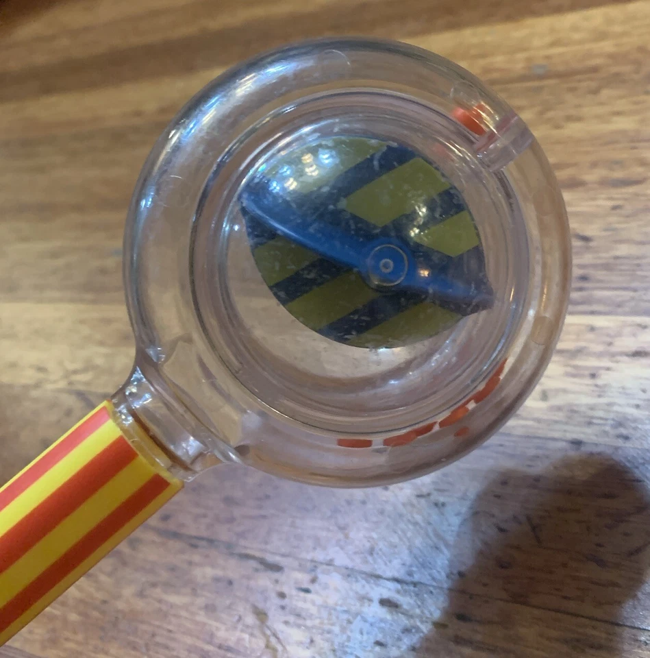 Juguete de sonajero de plástico rojo Johnson & Johnson Playpath Infant Baby 1984 vintage  Foto 4 de 4