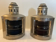 Starboard & Port Oil Ship Lanterns (Blue/Red)