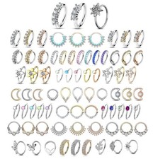 Cartilage Upper Ear Ring - Tragus Top Ear Helix Daith Rook Earring - Nose Hoop