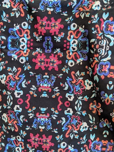 Worn Once Size 10 Ella Moss Girl Black One Piece Ruffle Swimsuit Swimwear Floral - Picture 3 of 4