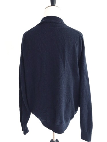 Maglione collo alto uomo Raffi Linea Uomo taglia XL 54 nero lana pullover bordo costina - Foto 2 di 10