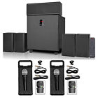 Rockville Hts820 Hybrid Bluetooth Home Theater / Karaoke Machine System+(2) Mics
